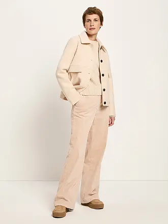 LANIUS | Veste en laine foulée | creme